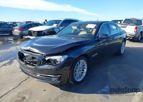2014 BMW 750I from USA, damaged, VIN WBAYA8C58ED825030